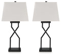 Brookthrone - Metal Table Lamp (Set of 2) - Black