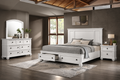 Global Furniture White Storage Bedroom Set