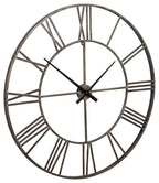 Paquita - Wall Clock - Antique Silver