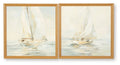 Winbrook - Wall Art Set (Set of 2) - Gray / Tan / Gold Finish