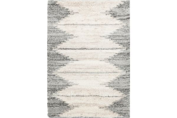 Fresno Off White and Grey Area Rug