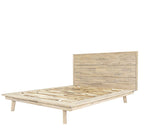 LH Gia Light Driftwood Acacia Wood Bedroom Set – Queen or King Platform Bed