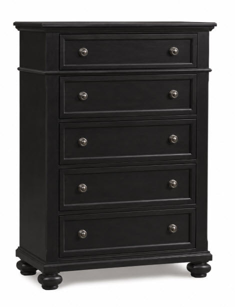 Global Furniture Matte Black Storage Bedroom Set
