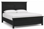 Global Black Panel Bedroom Set – Double, Queen or King