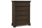 Global Furniture Grey Brown Storage Bedroom Set – Double, Queen or King Platform Bed