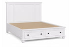 Global Furniture White Storage Bedroom Set