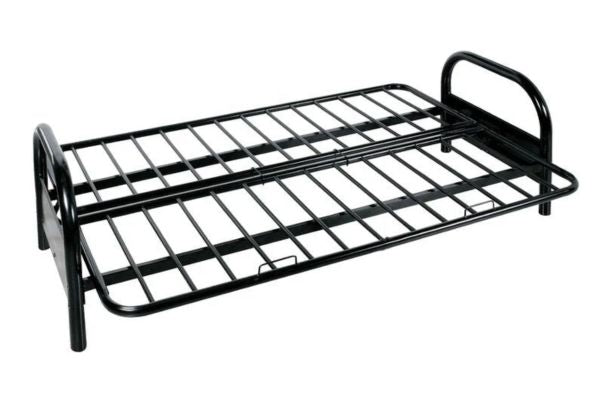 Black Metal Futon Sofa Bed