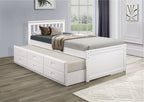 300 Mates Bed with 3 Drawers and Reversible Trundle