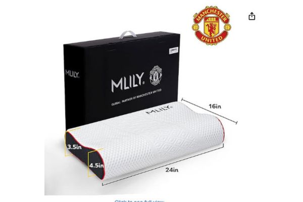 MLILY Manchester United Contour Memory Foam Pillow