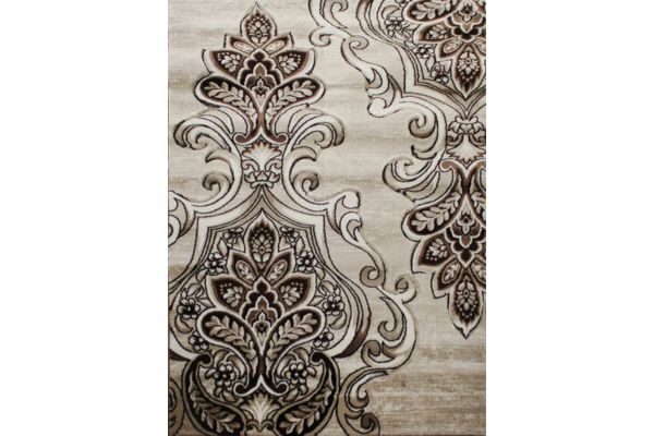 Oxford Brown Flower Rug