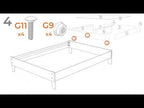 Finch - Queen Platform Bed - Black