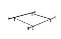 Extended Metal Bed Frame – Single or Double