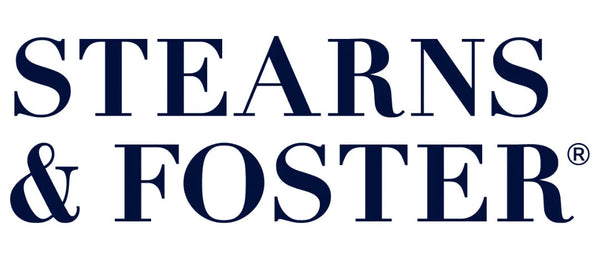 Stearns & Foster logo on a white background