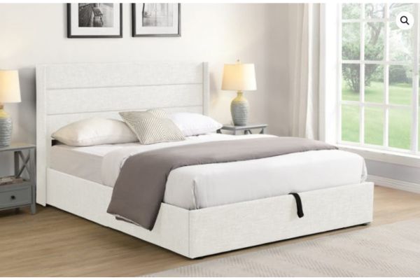 T2160W White Kangaroo Platform Bed