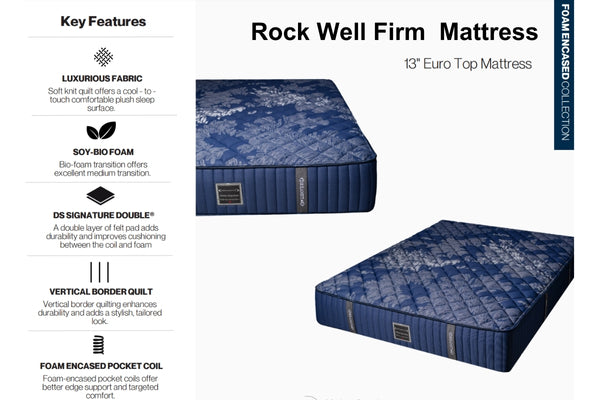DreamStar 12" Rockwell Firm Tight Top Mattress