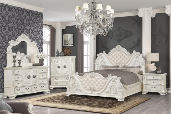 Glory Marble Bedroom Set