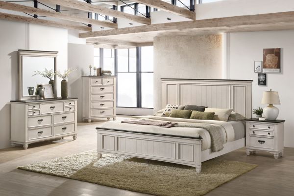 Global Furniture Two Tone Bedroom Set