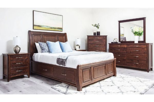 Mako Whistler Solid Maple Wood Bedroom Set – Canadian Made