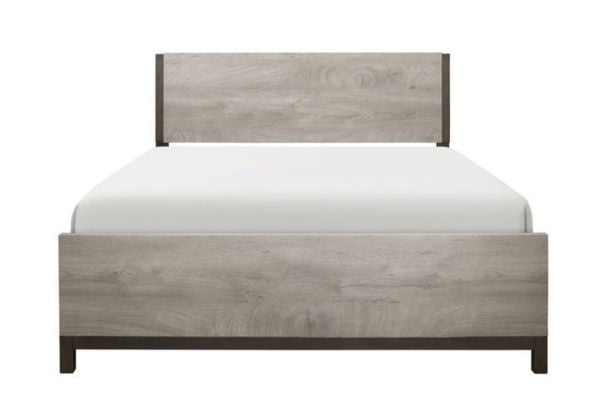 Piered Modern Bedroom Set with Optional LED Panels – Queen or King