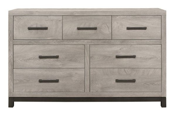 Piered Modern Bedroom Set with Optional LED Panels – Queen or King