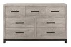 Piered Modern Bedroom Set with Optional LED Panels – Queen or King