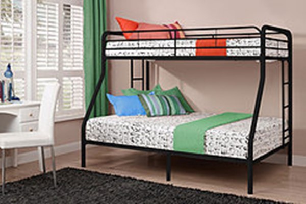 Single Over Double Metal Bunk Bed, Full Single Bunk Beds
