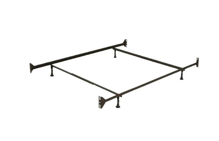 Double Extended Metal Bed Frame With, Bed Frame Extension Rails