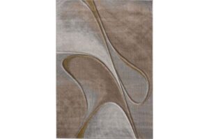 Diamond Brown & Grey Oblong Area Rug