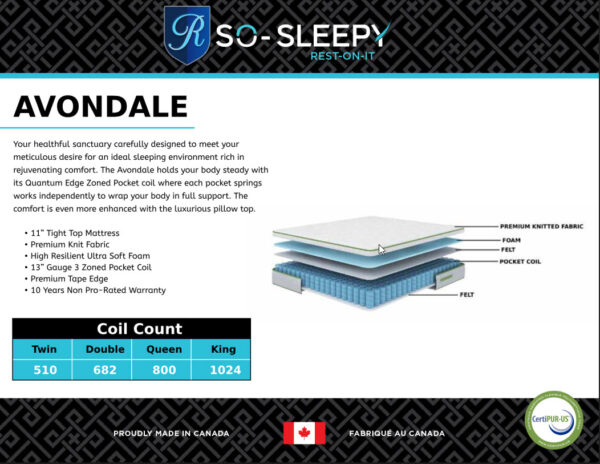 Restonit Avondale Plush Mattress in a Box