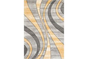 IBIZA CARVING 5041 GREY GOLD Area Rug