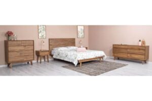 Gia Bedroom Suite - Pecan Finish