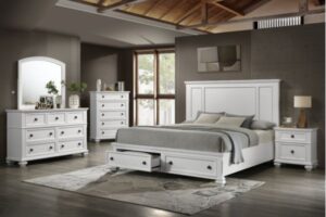 Global Furniture Storage Bedroom Suite - White