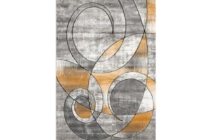 IBIZA CARVING 5049 GREY GOLD Area Rug