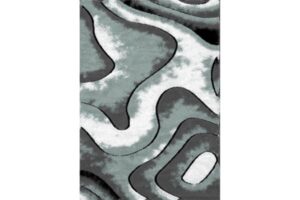 Auston P819A DUCK EGG-ANTHRACITE Area Rug