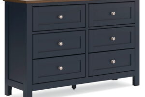 Landocken - Dresser - Brown / Blue