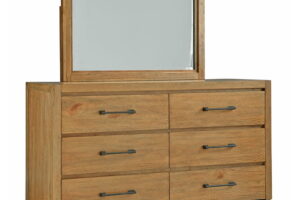 Sherbana - Dresser And Mirror - Light Brown