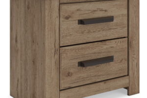 Oliandon - Two Drawer Night Stand - Light Brown