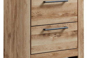 Hyanna - Two Drawer Night Stand - Tan Brown