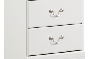 Anarasia - Two Drawer Night Stand - White