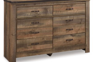 Trinell - Six Drawer Dresser - 61.34" x 15.98" x 42.99" - Brown Dark