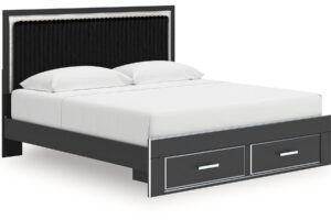 Zuraleus - Upholstered Panel Platform Storage Bed