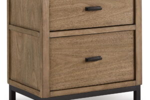 Tomtyn - Two Drawer Night Stand - Light Brown