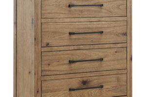 Ridgester - Five Drawer Chest - Light Brown