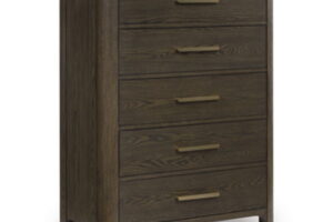 Radkin - Five Drawer Chest - Burnished Brown
