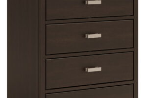 Covetown - Five Drawer Chest - Dark Brown