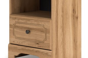 Aleaport - One Drawer Night Stand - Warm Brown