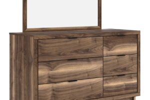 Chirason - Dresser And Mirror - Brown