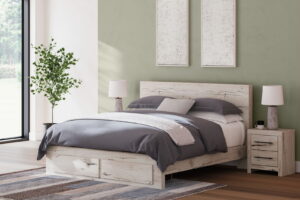 Lawroy - Panel Bed With Storage