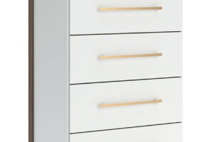 Kendanport - Five Drawer Chest - Brown / White