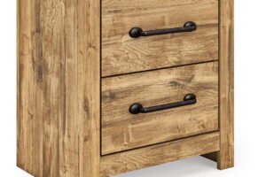 Maystonna - Two Drawer Night Stand - Brown